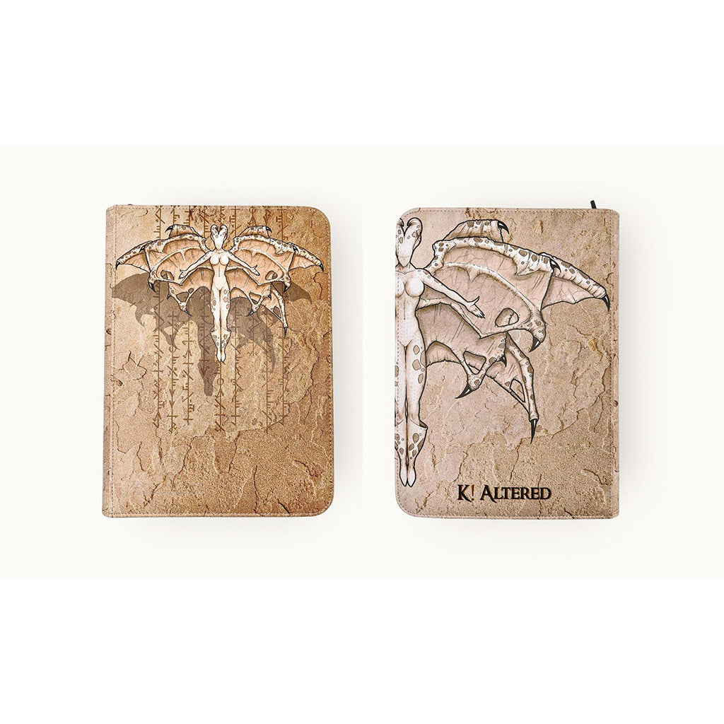 TreasureWise - WiseGuard Zip Binder 9 cases Faceless Deamon by Kevin Altered