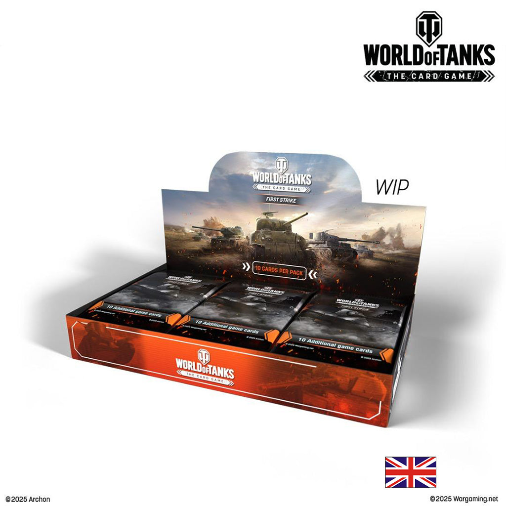 World of Tanks: The Card Game - Boîte de 24 Boosters - FIRST STRIKE (Anglais)