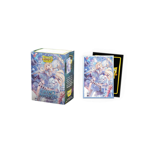 Dragon Shield - 100 protège-cartes Sleeves Standard Art Dual Mat - Grand Archive : Alice, Golden Queen