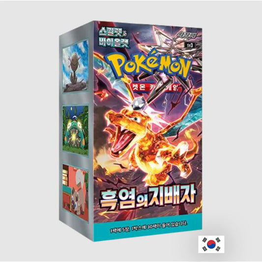 Pokémon - Boîte de 30 Boosters - sv3 Ruler of the Black Flame KR