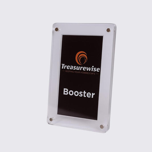 TreasureWise - Boîte de protection acrylique pour booster - Magnétique