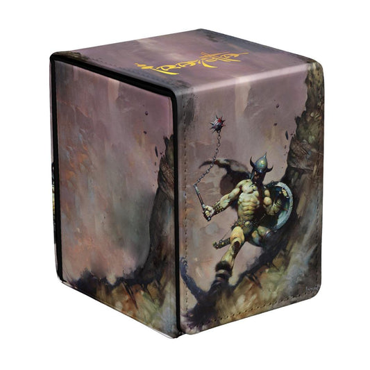 Ultra Pro - Deck Box Alcove Flip - Frank Frazetta - Warrior with Ball and Chain