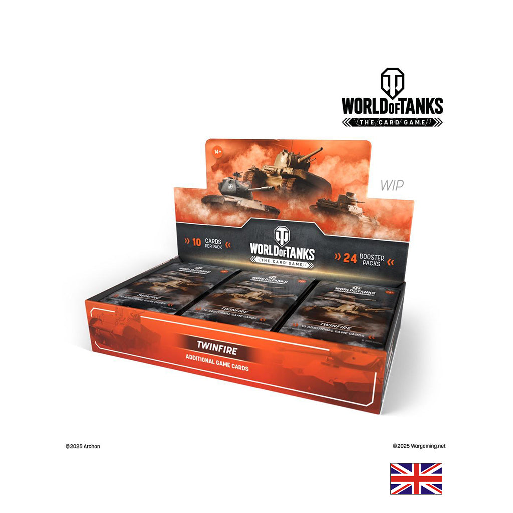 World of Tanks: The Card Game - Boîte de 24 Boosters - TWINFIRE (Anglais)
