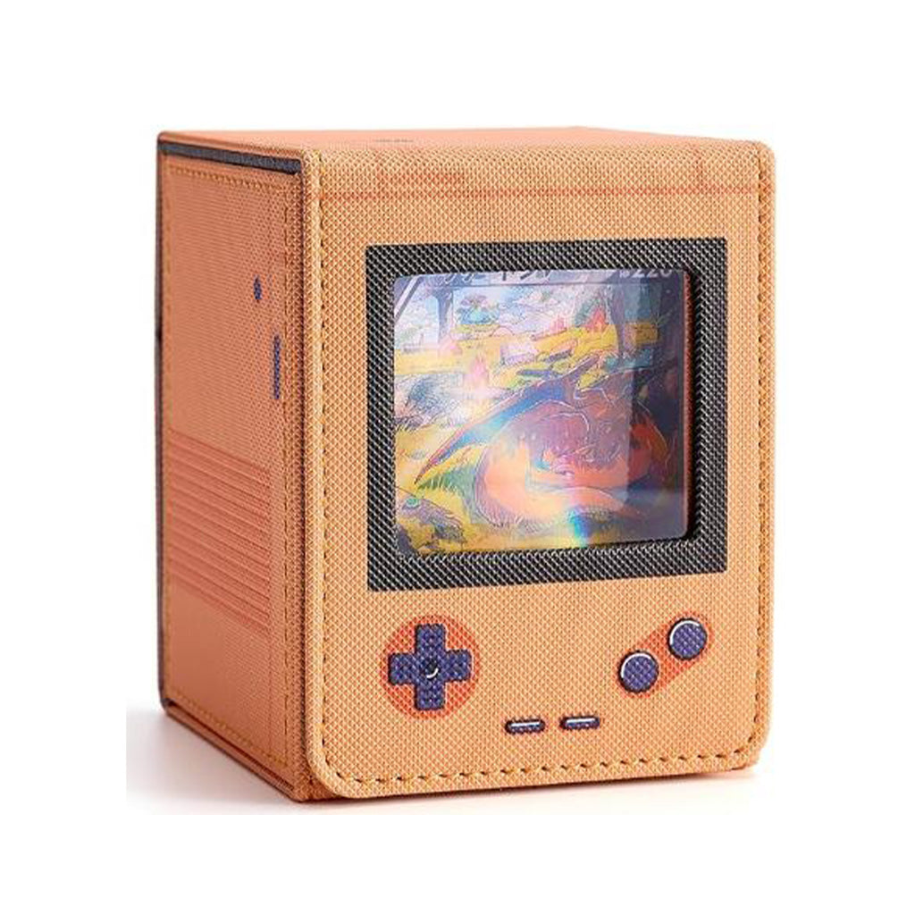 Venssu Deck Box 100+ - box with window - Retro Gaming Console - Orange