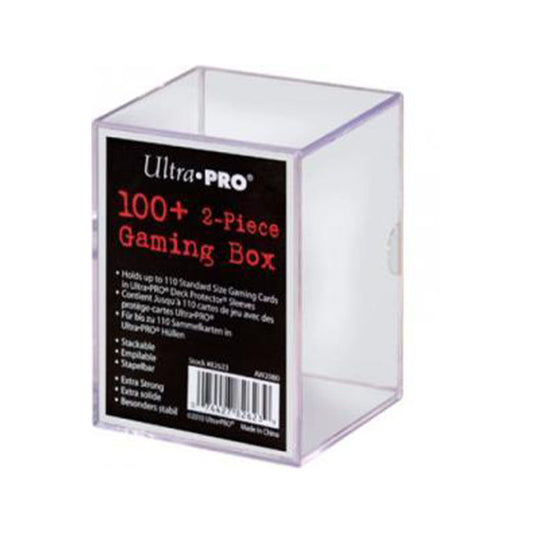 Ultra Pro Boîte de rangement Gaming 100+ cartes - Transparent