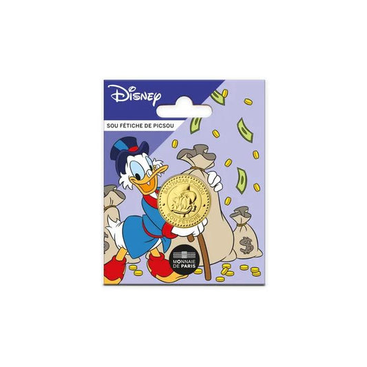Monnaie de Paris - Sou Fétiche de Picsou : Mini-médaille 34mm