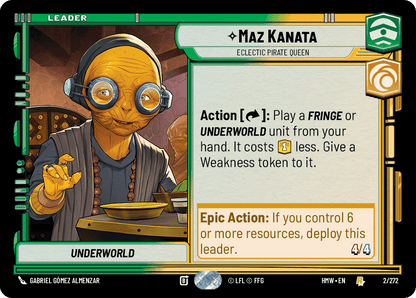 Maz Kanata, Reine Pirate Éclectique - HMW-002 - Standard - recto Anglais