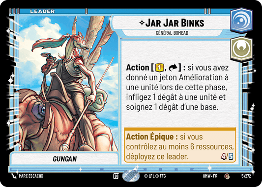 Jar Jar Binks, Général Bombad - HMW-005 - Standard - recto Français