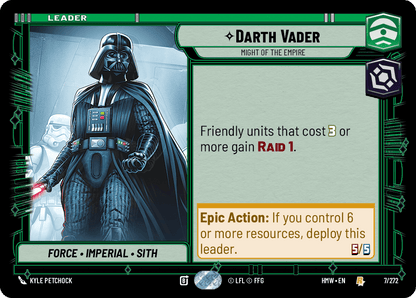 Dark Vador, Puissance De L'Empire - HMW-007 - Standard - recto Anglais