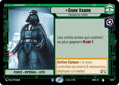 Dark Vador, Puissance De L'Empire - HMW-007 - Standard - recto Français