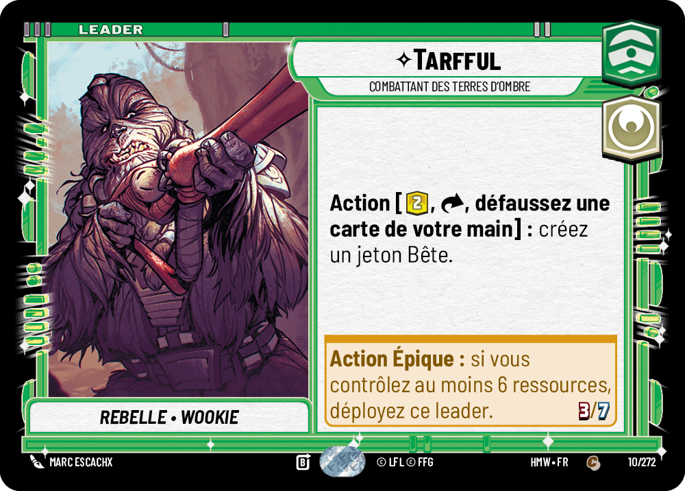Tarfful, Combattant Des Terres D'Ombre - HMW-010 - Standard - recto Français