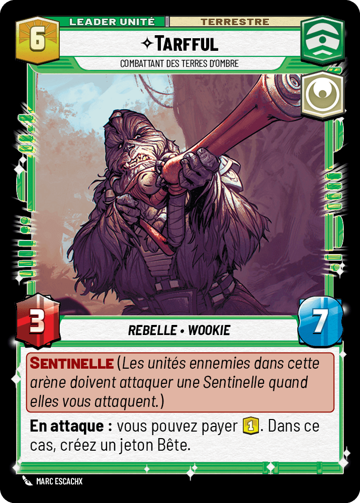 Tarfful, Combattant Des Terres D'Ombre - HMW-010 - verso Français