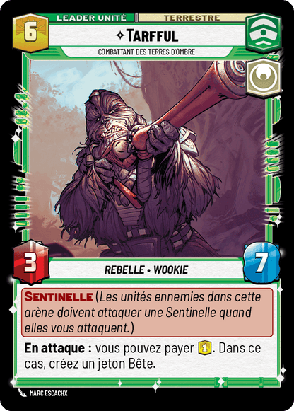 Tarfful, Combattant Des Terres D'Ombre - HMW-010 - verso Français