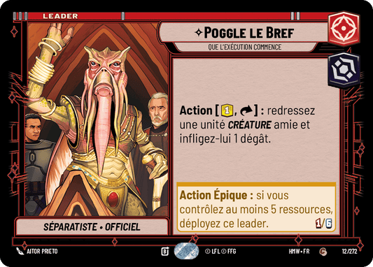 Poggle le Bref, Que L'Exécution Commence - HMW-012 - Standard - recto Français