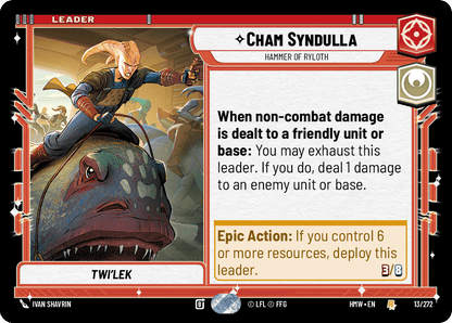 Cham Syndulla, Marteau De Ryloth - HMW-013 - Standard - recto Anglais