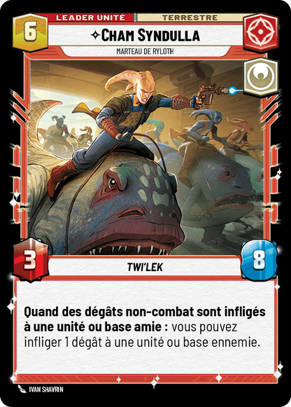 Cham Syndulla, Marteau De Ryloth - HMW-013 - verso Français