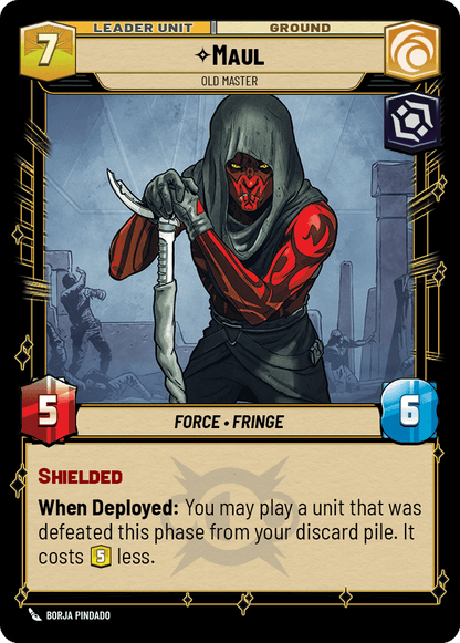 Maul, Vieux Maître - HMW-016 - verso Anglais