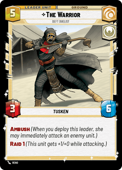 La Guerrière, Duelliste Adroite - HMW-018 - verso Anglais
