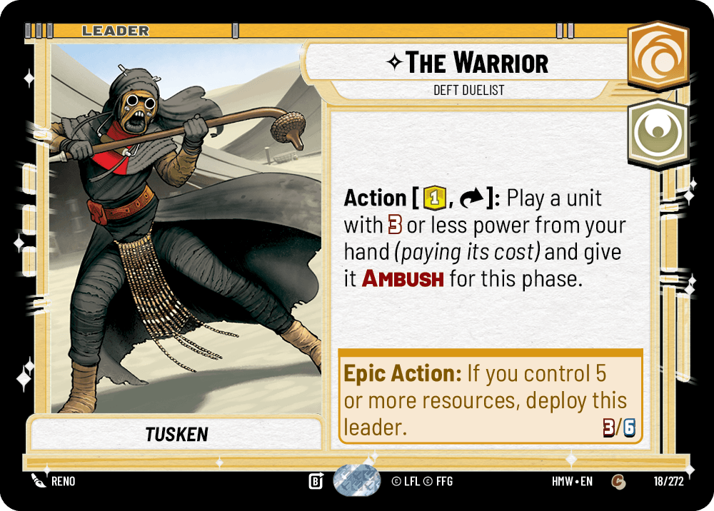 La Guerrière, Duelliste Adroite - HMW-018 - Standard - recto Anglais