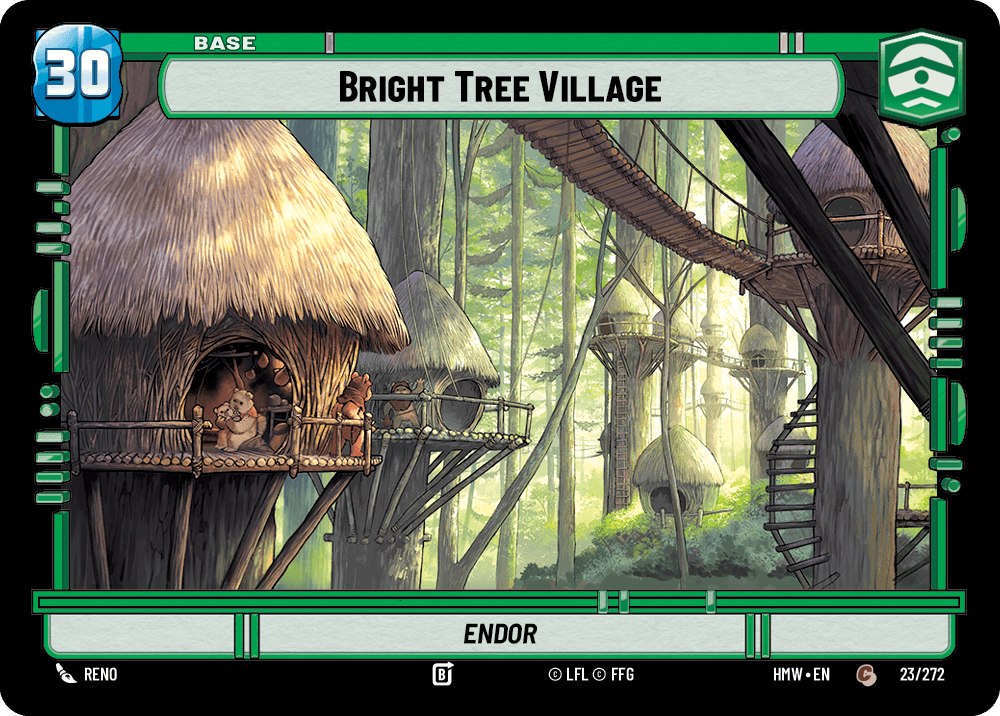 Village de Bright Tree - HMW-023 - Standard - recto Anglais