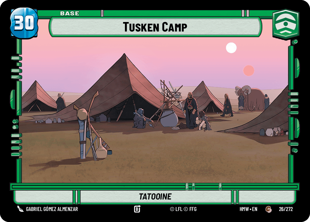 Camp Tusken - HMW-026 - Standard - recto Anglais