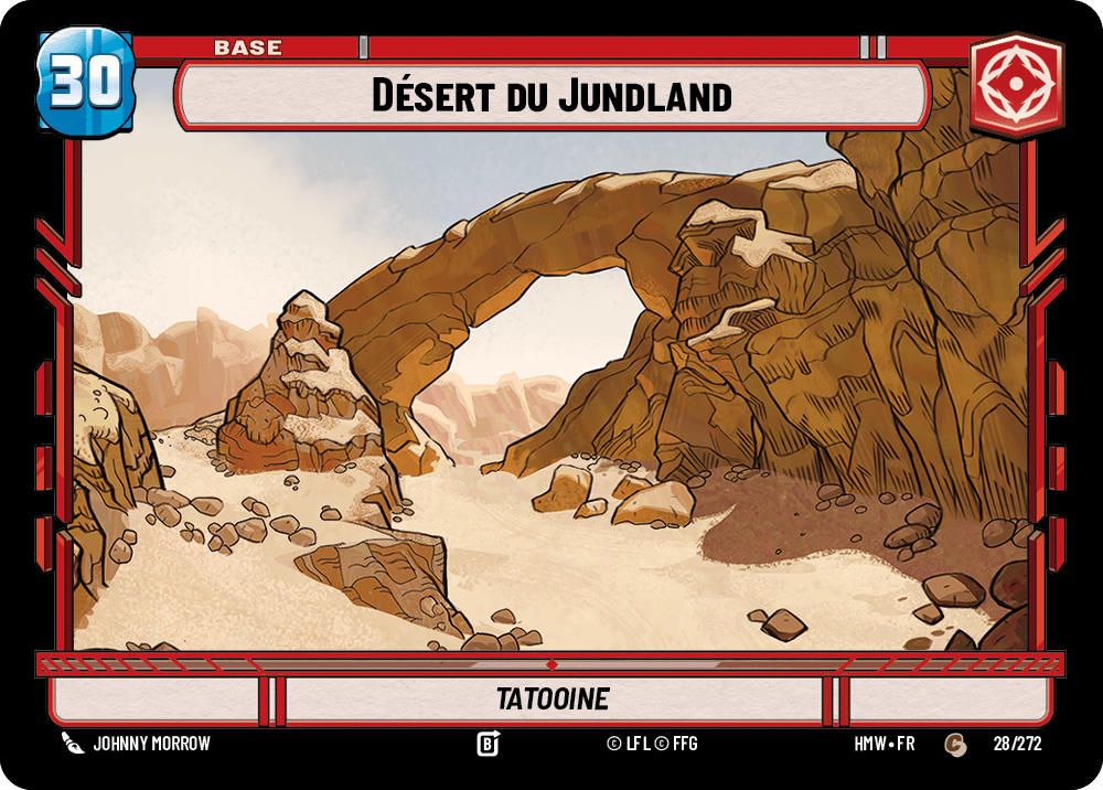 Désert du Jundland - HMW-028 - Standard - recto Français