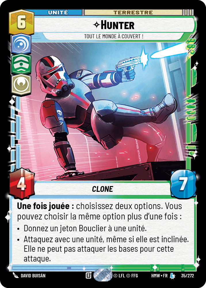 Hunter, Tout Le Monde À Couvert ! - HMW-035 - Standard - recto Français