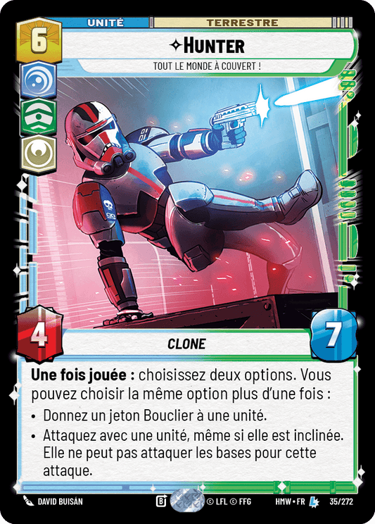 Hunter, Tout Le Monde À Couvert ! - HMW-035 - Standard - recto Français