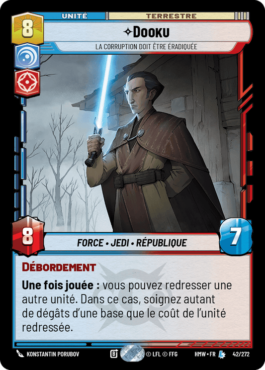 Dooku, La Corruption Doit Être Éradiquée - HMW-042 - Standard - recto Français