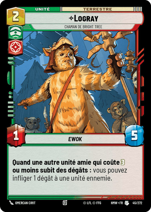 Logray, Chaman De Bright Tree - HMW-045 - Standard - recto Français