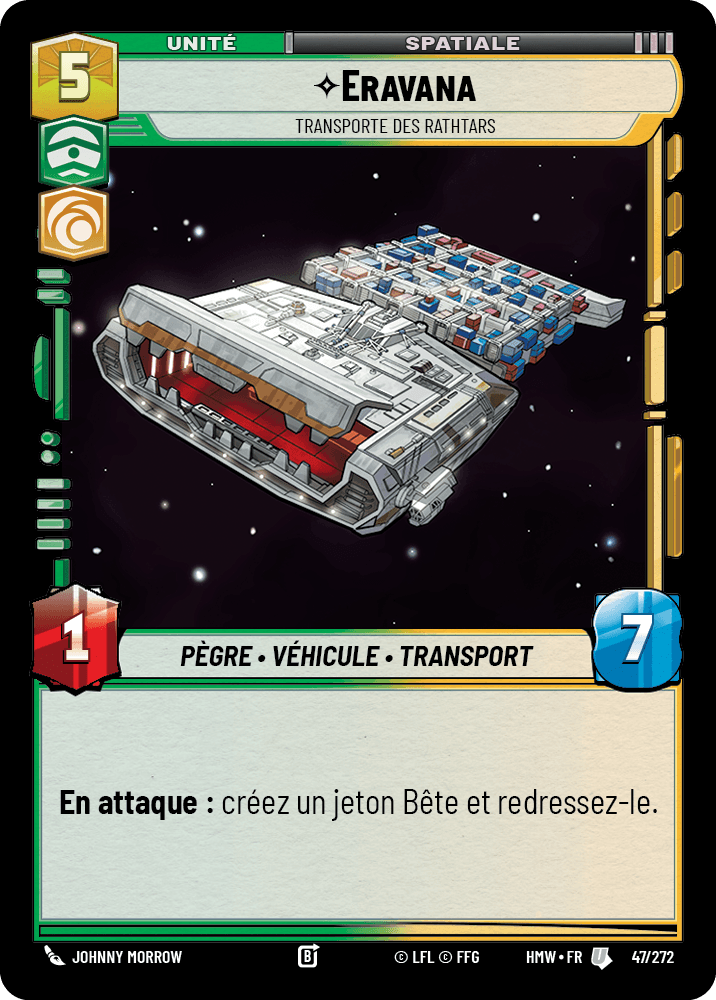 Eravana, Transporte Des Rathtars - HMW-047 - Standard - recto Français