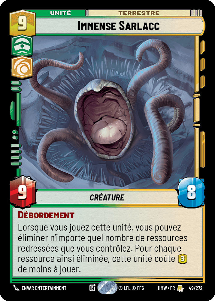 Immense Sarlacc - HMW-049 - Standard - recto Français