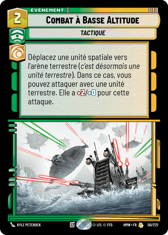 Combat à Basse Altitude - HMW-050 - Standard - recto Français
