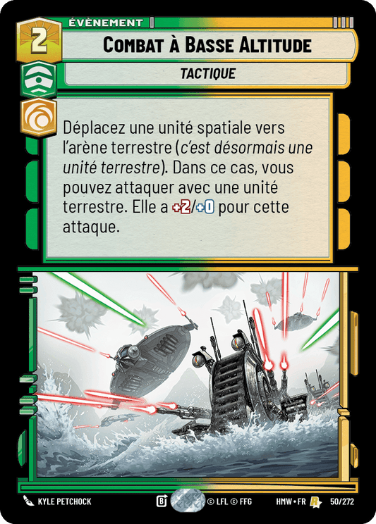 Combat à Basse Altitude - HMW-050 - Standard - recto Français