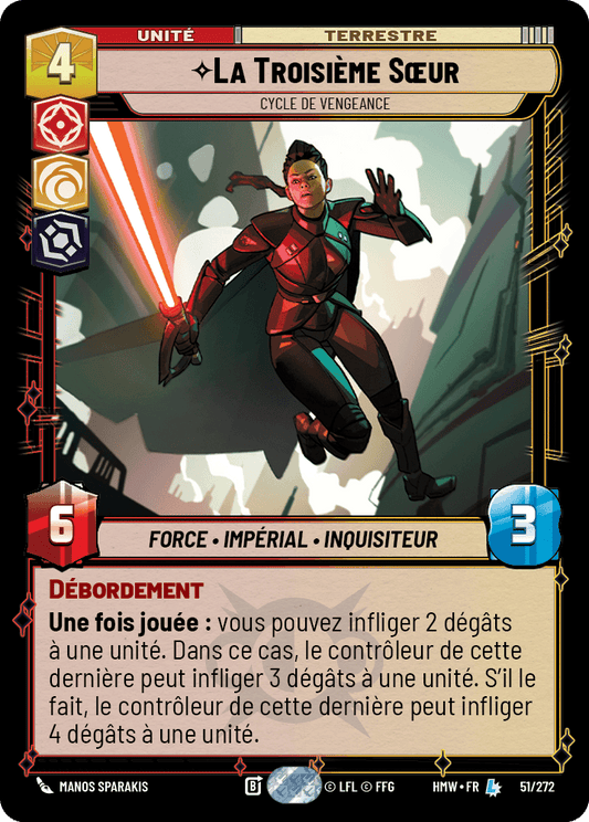 La Troisième Sœur, Cycle De Vengeance - HMW-051 - Standard - recto Français