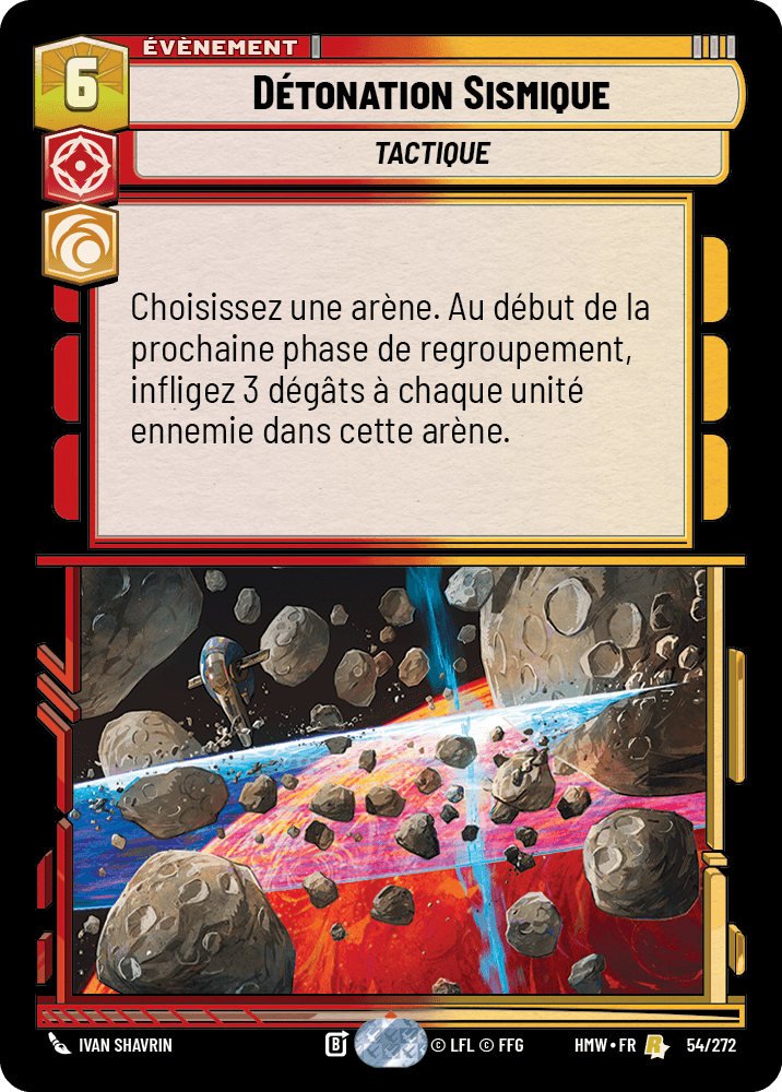 Détonation Sismique - HMW-054 - Standard - recto Français