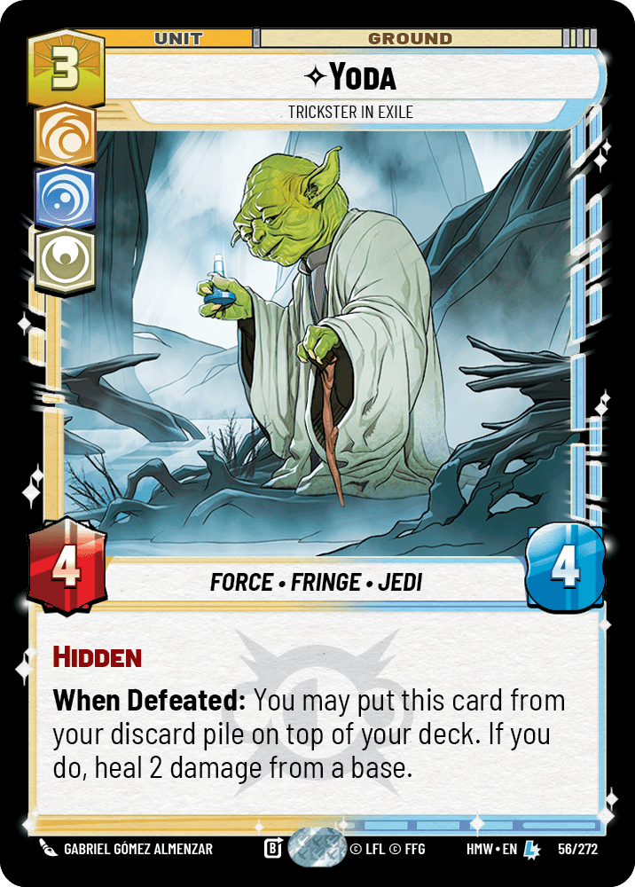 Yoda, Farceur En Exil - HMW-056 - Standard - recto Anglais
