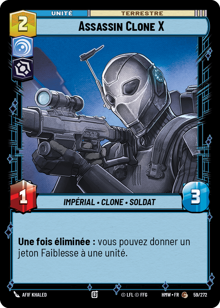 Assassin Clone X - HMW-059 - Standard - recto Français