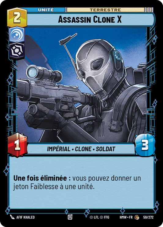 Assassin Clone X - HMW-059 - Standard - recto Français