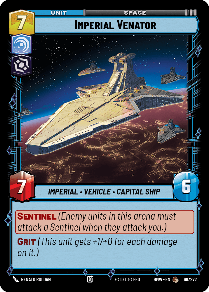 Venator Impérial - HMW-069 - Standard - recto Anglais
