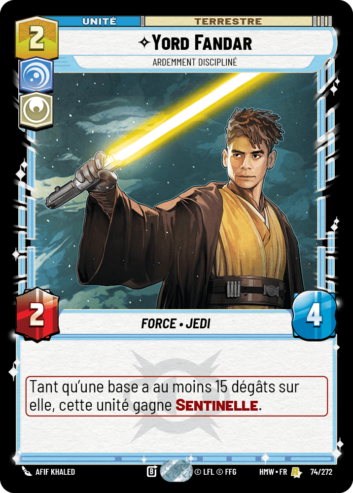 Yord Fandar, Ardemment Discipliné - HMW-074 - Standard - recto Français