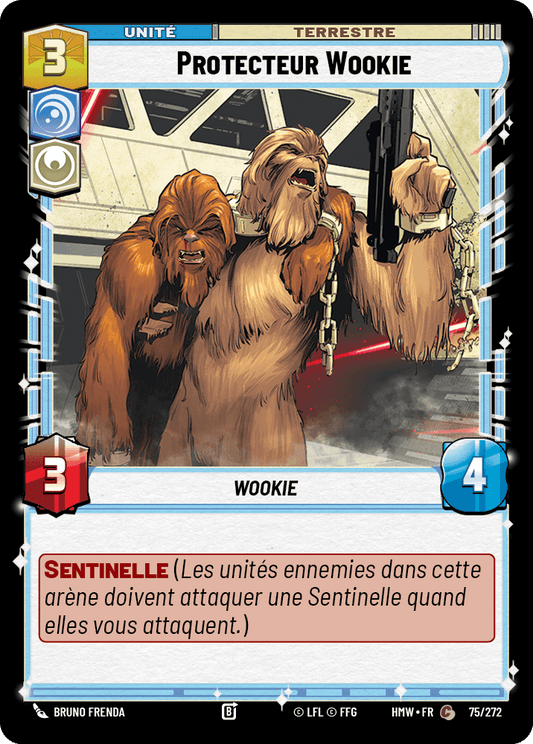 Protecteur Wookie - HMW-075 - Standard - recto Français