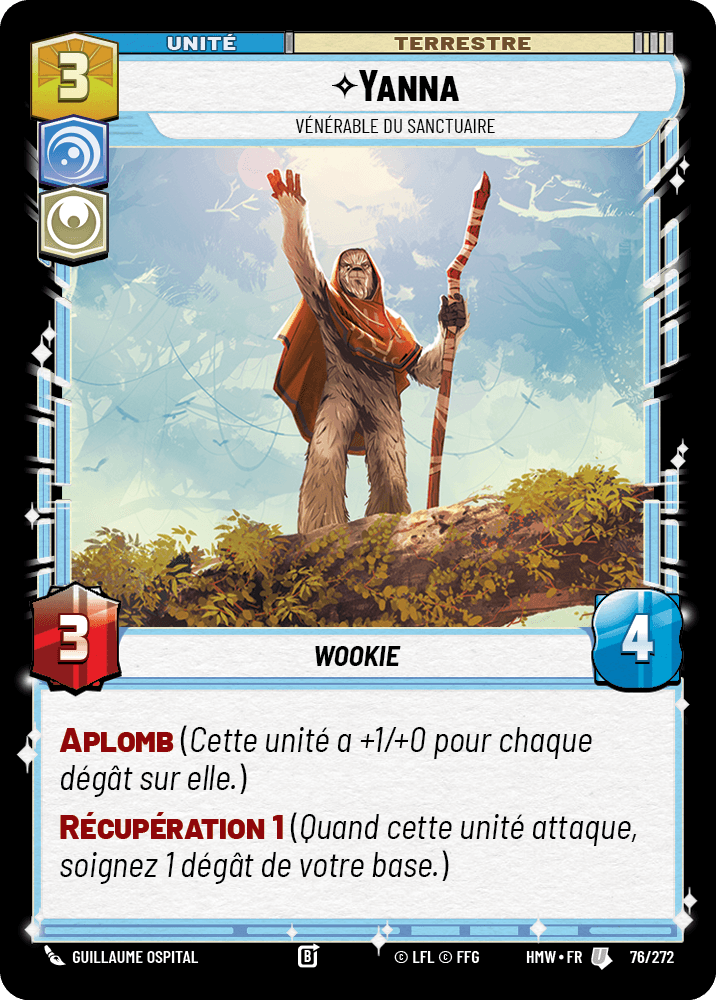 Yanna, Vénérable Du Sanctuaire - HMW-076 - Standard - recto Français