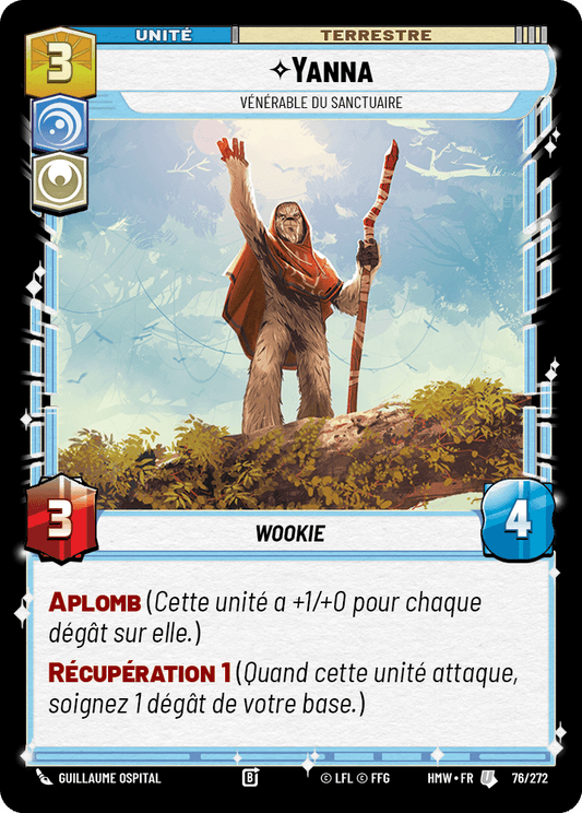 Yanna, Vénérable Du Sanctuaire - HMW-076 - Standard - recto Français