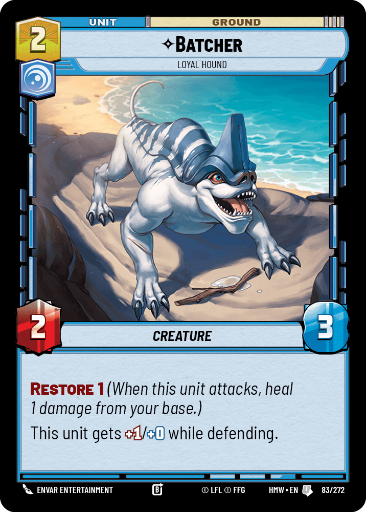 Batcher, Limier Loyal - HMW-083 - Standard - recto Anglais