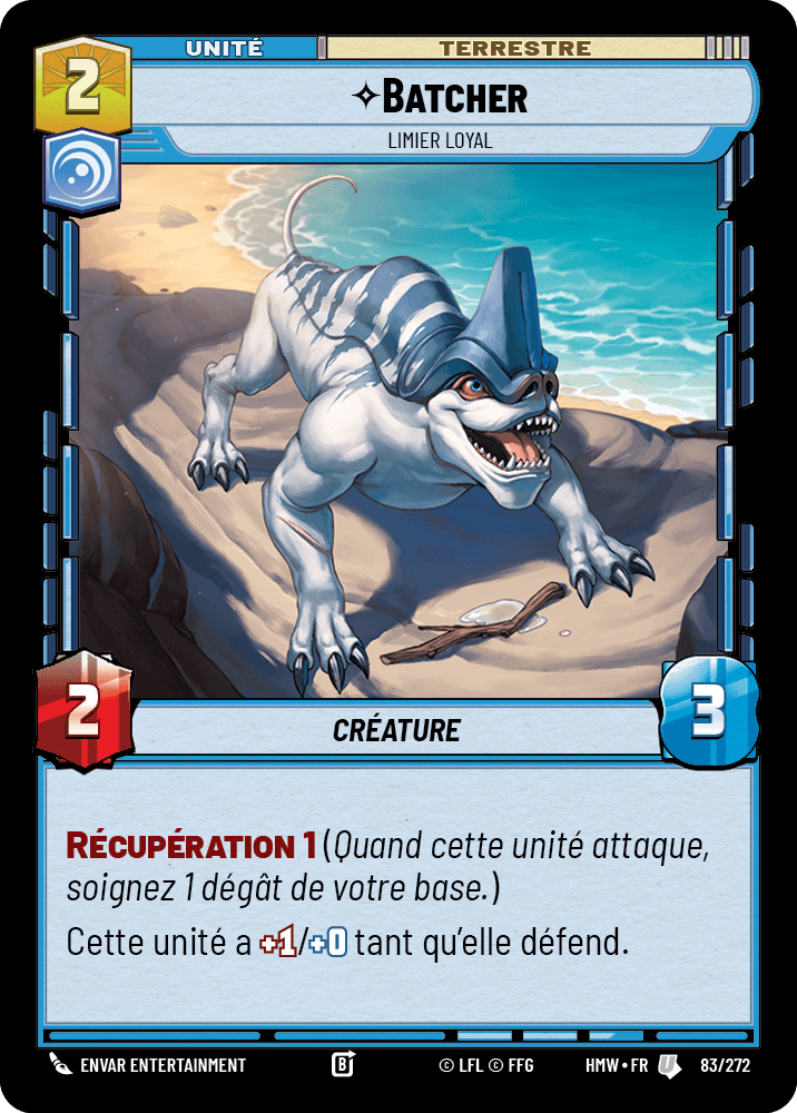 Batcher, Limier Loyal - HMW-083 - Standard - recto Français