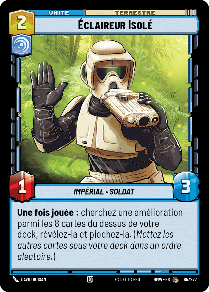 Éclaireur Isolé - HMW-085 - Standard - recto Français