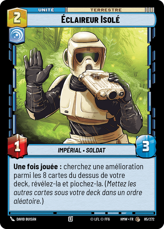 Éclaireur Isolé - HMW-085 - Standard - recto Français
