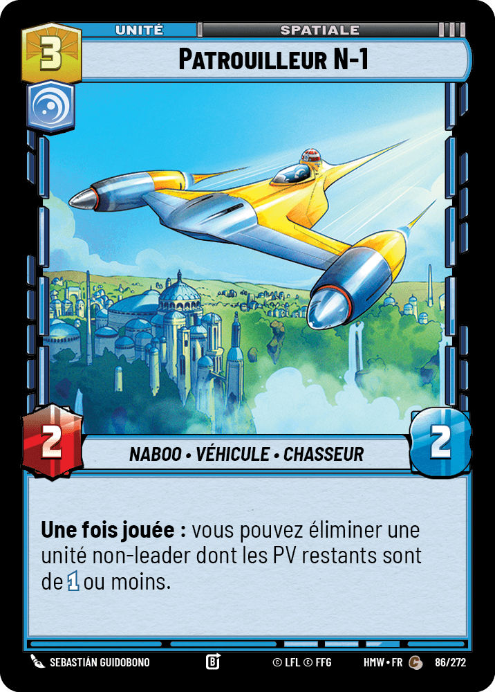 Patrouilleur N-1 - HMW-086 - Standard - recto Français