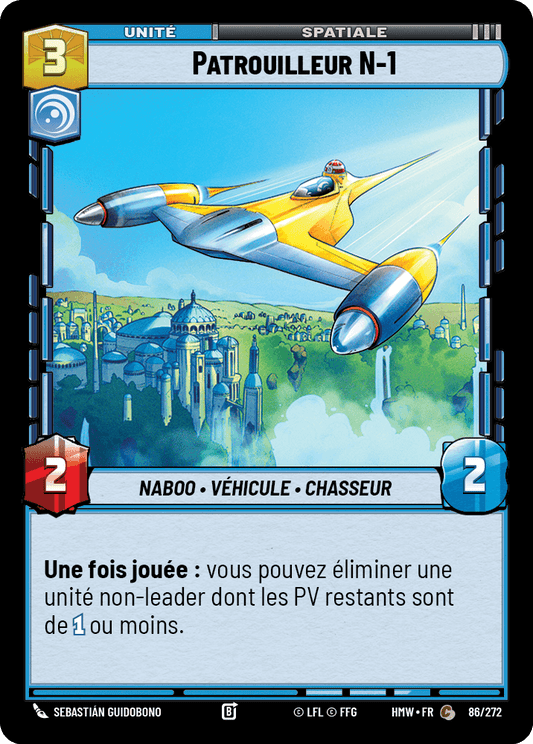 Patrouilleur N-1 - HMW-086 - Standard - recto Français
